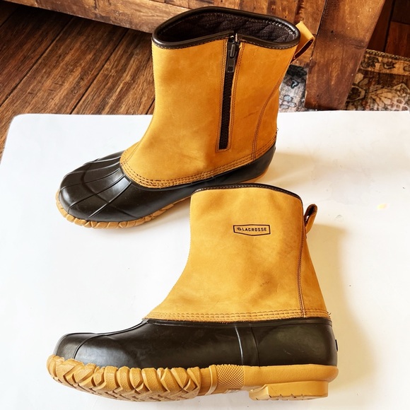 LaCrosse Other - Men’s Lacrosse Mesquite 10” Brown Size 14 Winter Boots Waterproof Duck Leather